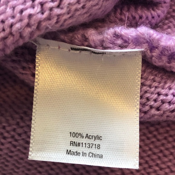 Allen B Lavender Sweater with Caged Back Detail - Picture 5 of 7